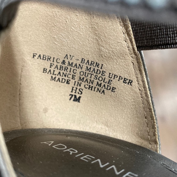 Adrienne Vittadini Women's Barri Strappy
Espadrille Wedge Sandals Size 7 - Picture 12 of 13